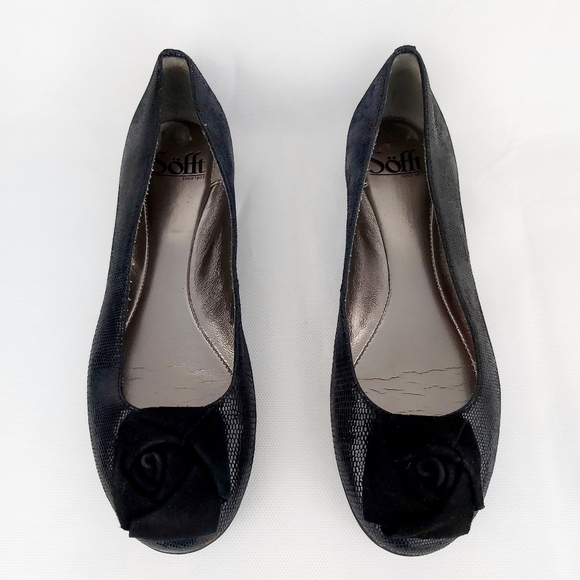 Söfft comfort slip on leather loafer flats shoes size 7M - Picture 4 of 9